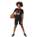 アンダーアーマー Tシャツ 上下セット ジュニア UAテック ショートスリーブ Tシャツ&ショーツ セット 1378275-001 UNDER ARMOUR 【メール便可】 sw