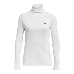 アンダーアーマー Tシャツ 長袖 レディース UAコールドウェザー ファネルネック シャツ 1379888-100 UNDER ARMOUR sw