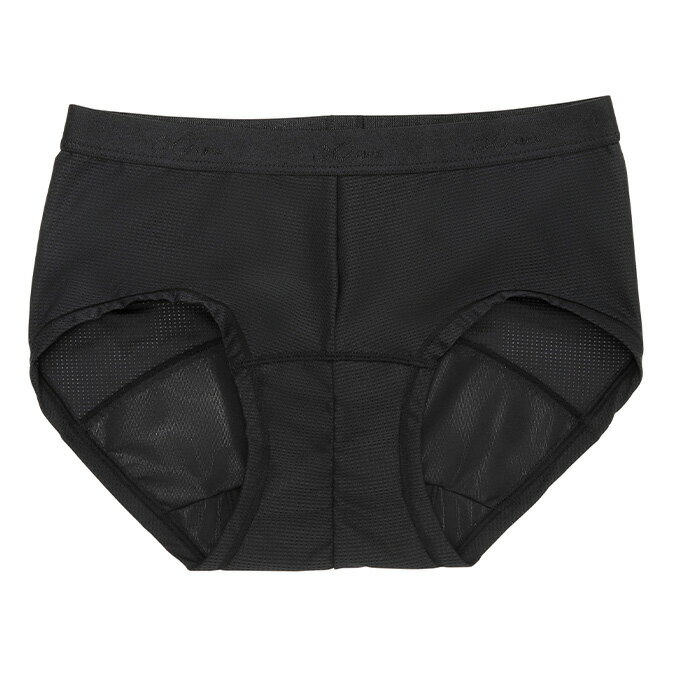 ムレにくくズレに強い スポーツショーツ サニタリーショーツ SPORTS専用 3Dサニタリーショーツ NORMAL ハーフ・ノーマル さまざまなスポーツにおすすめ。 ズレにくい ワコール独自の立体パターン設計と、マチ部のギャザー構造でフィットしてズレにくい モレにくい 大きな扇形の防水布が、マチ部?おしり側までカバーしてモレにくい 羽付きナプキン対応 ムレにくい 本体素材は、通気性のよいメッシュ素材でムレにくい ベタつきにくい 吸汗速乾性のある素材で汗がベタつきにくい ■カラー：BL ■サイズ： S ( ヒップ/82cm～90cm ) M ( ヒップ/87cm～95cm ) L ( ヒップ/92cm～100cm ) ■特徴： ・羽つきナプキン対応 ・マチ中心接ぎ:ギャザー入り ・マチすそ:防水布つき ・裏マチ:メッシュ調素材 ※生理時には生理処理用品と併用してください ■機能性： ・吸汗速乾(本体) ・ストレッチ ・抗菌防臭(本体) ■素材：綿48%ポリエステル48%ポリウレタン4% ■原産国：日本 検索ワード：スポーツウェア トレーニングウェア フィットネスウェア ヨガウェア アンダーウェア