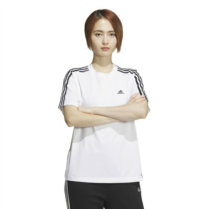 アディダス Tシャツ 半袖 レディース W ESS+ 3ST Tシャツ JF1396 KVF79 adidas 【メール便可】 sw
