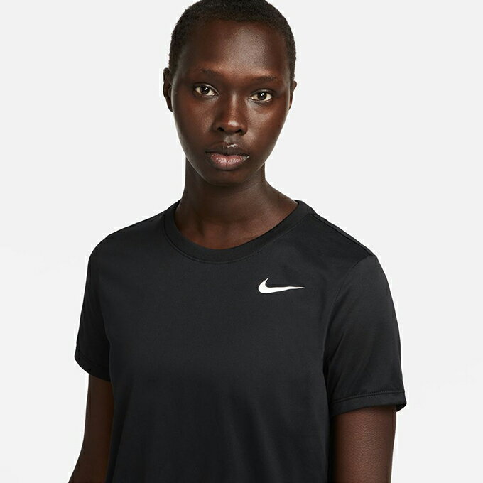 ナイキ Tシャツ 半袖 レディース F DF RLGD ワンポロゴ半袖機能T DX0688-010 NIKE 【メール便可】 sw