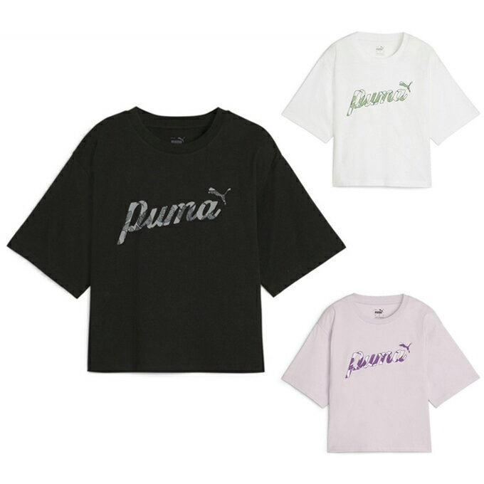 プーマ Tシャツ 半袖 レディース ESS+ BLOSSOM グラフィック Tシャツ 681190 PUMA 【メール便可】 sw その1