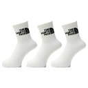 【全品15%OFFクーポン!5/9 20:00〜5/18 23:59】 ザ・ノース・フェイス ハイソックス メンズ レディース TNF ジャカード ロゴ 3P ...