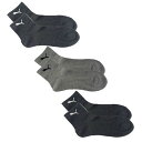 【全品15%OFFクーポン!5/9 20:00〜5/18 23:59】 プーマ ソックス メンズ ローカットソックス 消臭 3足組 2823304-03 PUM...