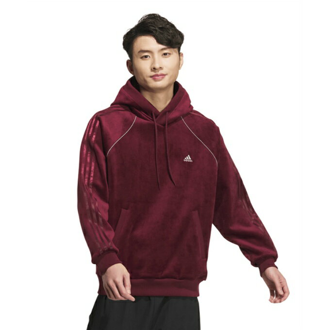 アディダス スウェットパーカー メンズ BYD3 ベロアスウェットフーディ JG8574 KWX91 adidas swのサムネイル