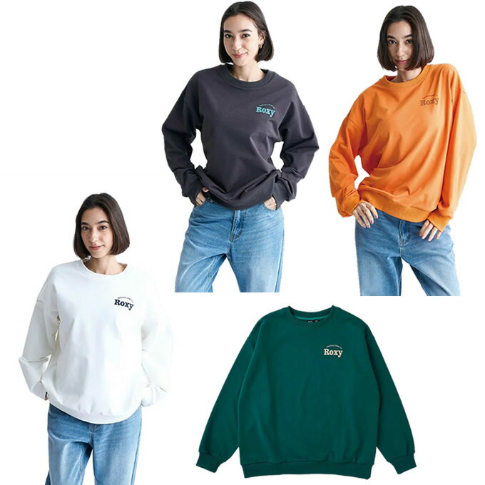 ロキシー ROXY スウェットトレーナー レディース 速乾 UVカット プルオーバー KEEP IT REAL PO RPO244036 sw