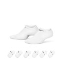 【全品15%OFFクーポン!5/9 20:00〜5/18 23:59】 ナイキ アンクルソックス ジュニア JR 6Pノーショーソックス SX6911-100 ...