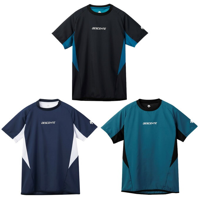 【メール便送料無料】デサント DESCENTE バレーボール ピステ 長袖 メンズ レディース 半袖バレーピステ DV5SWB02U
