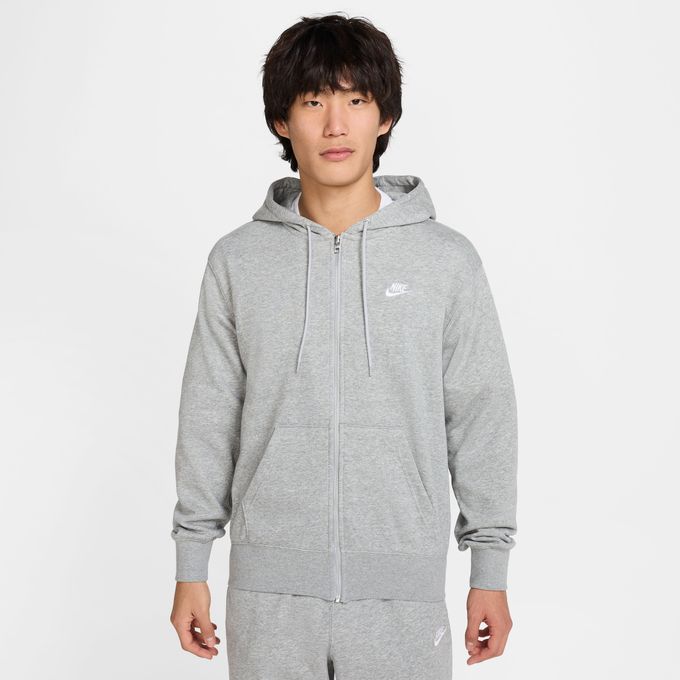 ナイキ スウェットパーカー メンズ NSW CLUB裏毛フードスウェットJK FN3885-063 NIKEフーディー カジュアル グレー