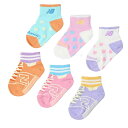 【全品15%OFFクーポン!5/9 20:00〜5/18 23:59】 ニューバランス ソックス ジュニア Girls Socks 3 Pack LAS5564...