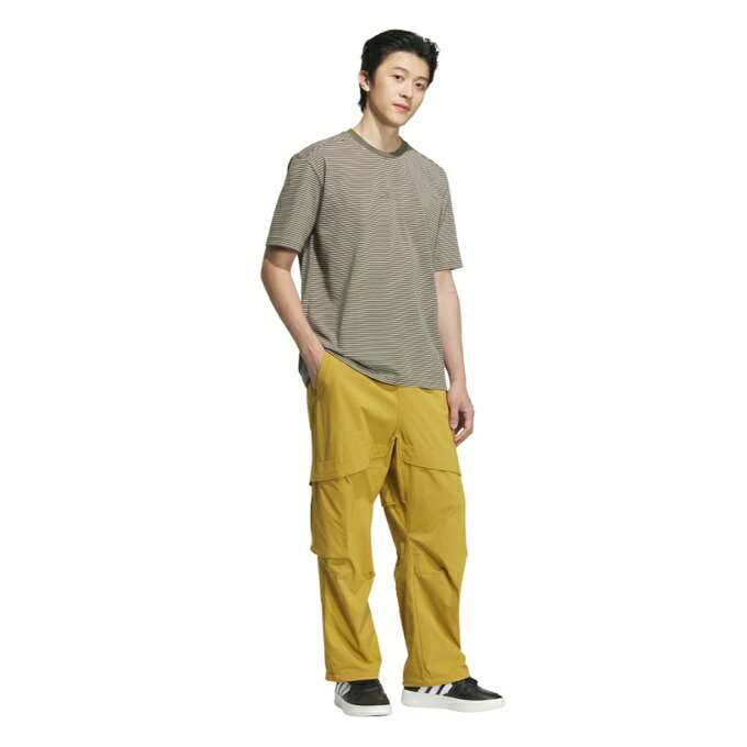 アディダス ロングパンツ メンズ シティエスケープ ルーズフィット ストレッチウー...