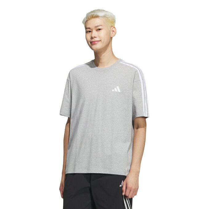 アディダス Tシャツ 半袖 メンズ エッセンシャルズ プラス ルーズフィット スリーストライプス 半袖Tシャツ ESS+ 3S Tシャツ JUP90-JW6946 adidas