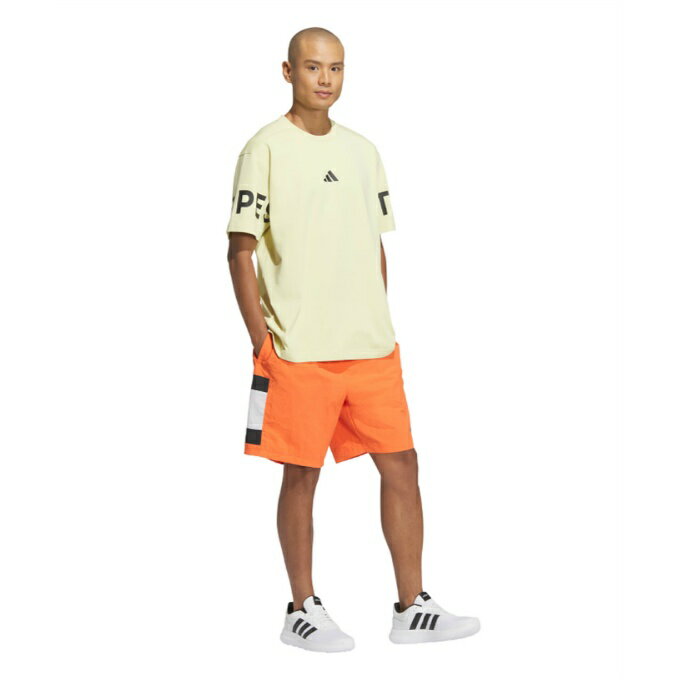 アディダス ハーフパンツ メンズ ワーディング パック ルーズフィット メッシュ裏地付き ウーブンショーツ JM2075 KQD33 adidas