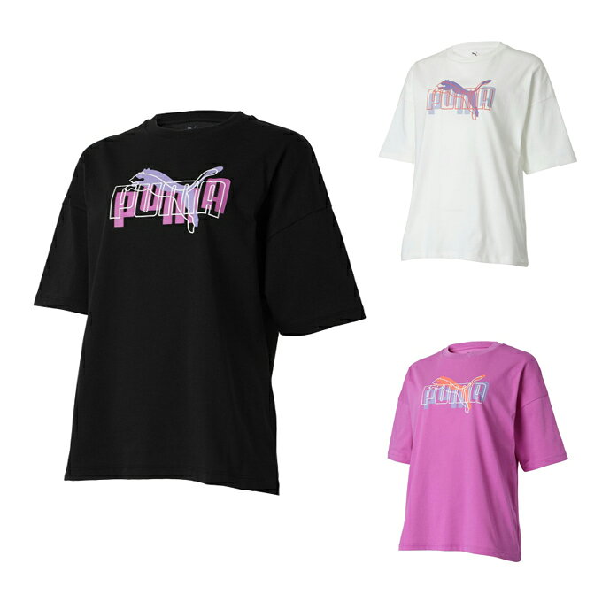 【メール便送料無料】プーマ Tシャツ 半袖 レディース ESSロゴLAB MXC OS半袖T 686927 PUMA