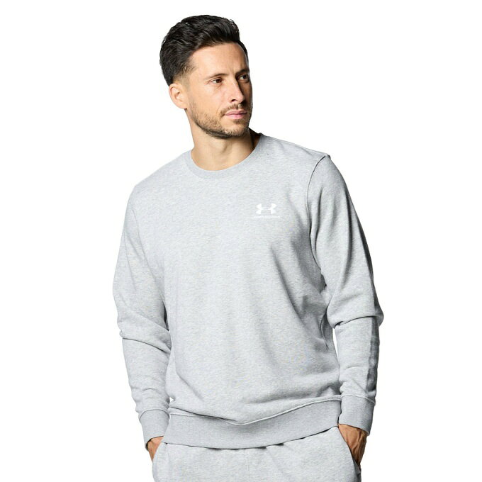 Men'S Wear - アンダーアーマー スウェットトレーナー メンズ UAエッセンシャルテリー クルー 1384821-012 UNDER ARMOUR