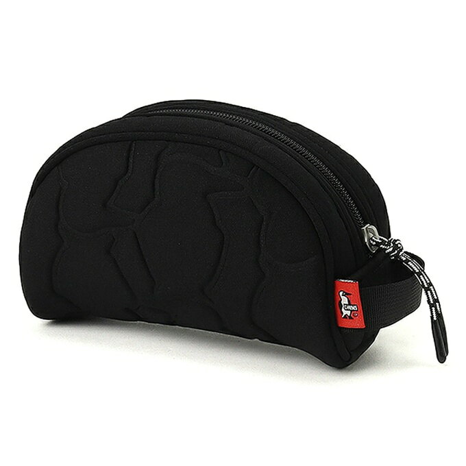 チャムス CHUMS ポーチ メンズ レディース ブービーエンボスポーチ CH60-3945-BLACK