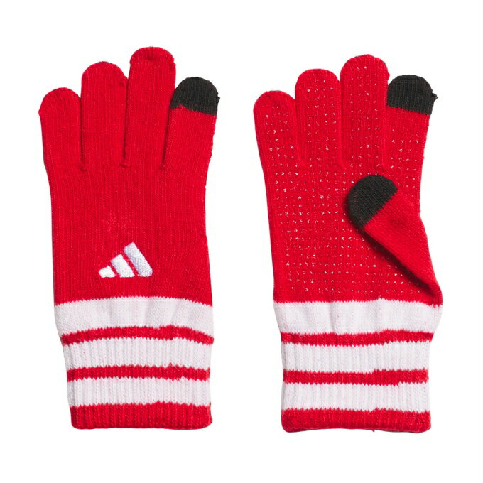 【最大1000円OFFクーポン!~11/27 1:59】【メール便送料無料】アディダス(adidas) 防寒手袋 キッズ ニットグローブ KB7131 VM63...