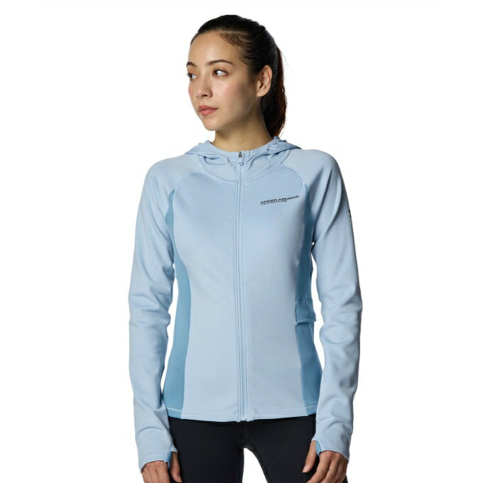 アンダーアーマー アンダーウェア 長袖 レディース UA COLD WEATHER PRO FULL-ZIP HOODIE 6007813-453 ..