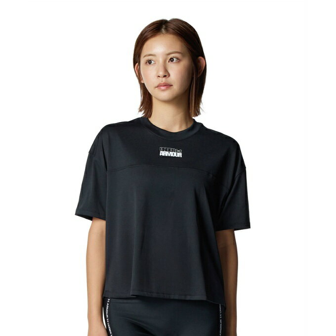 Ladies Wear - 【期間限定クーポン配布中！ 5/9 20:00〜5/18 23:59】 アンダーアーマー(UNDER ARMOUR) Tシャツ 半袖 レディース UA TECH BOX GRAPHIC T-SHIRT 6012611-001 sw