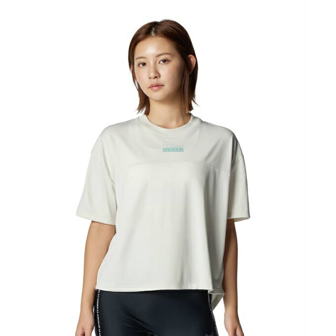 【期間限定クーポン配布中！ 4/4 20:00〜4/10 23:59】アンダーアーマー(UNDER ARMOUR) Tシャツ 半袖 レディース UA TECH BOX GRAPHIC T-SHIRT 6012611-110 sw(4.0)