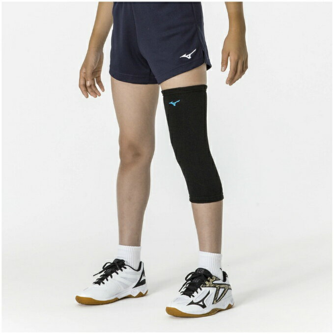 【2個セット】 ミズノ J／パッドレス膝サポーター（ロング） バレーサポーター 92BKBL V2MYA402 ひざ バレーサポーター 【メール便可】 sw 2