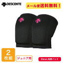 【2個セット】 デサント JRニーパッド(2個組) バレーサポーター BMZ DVB-8704JC ジュニア 膝サポーター バレーサポーター 【メール便可】 sw(4)
