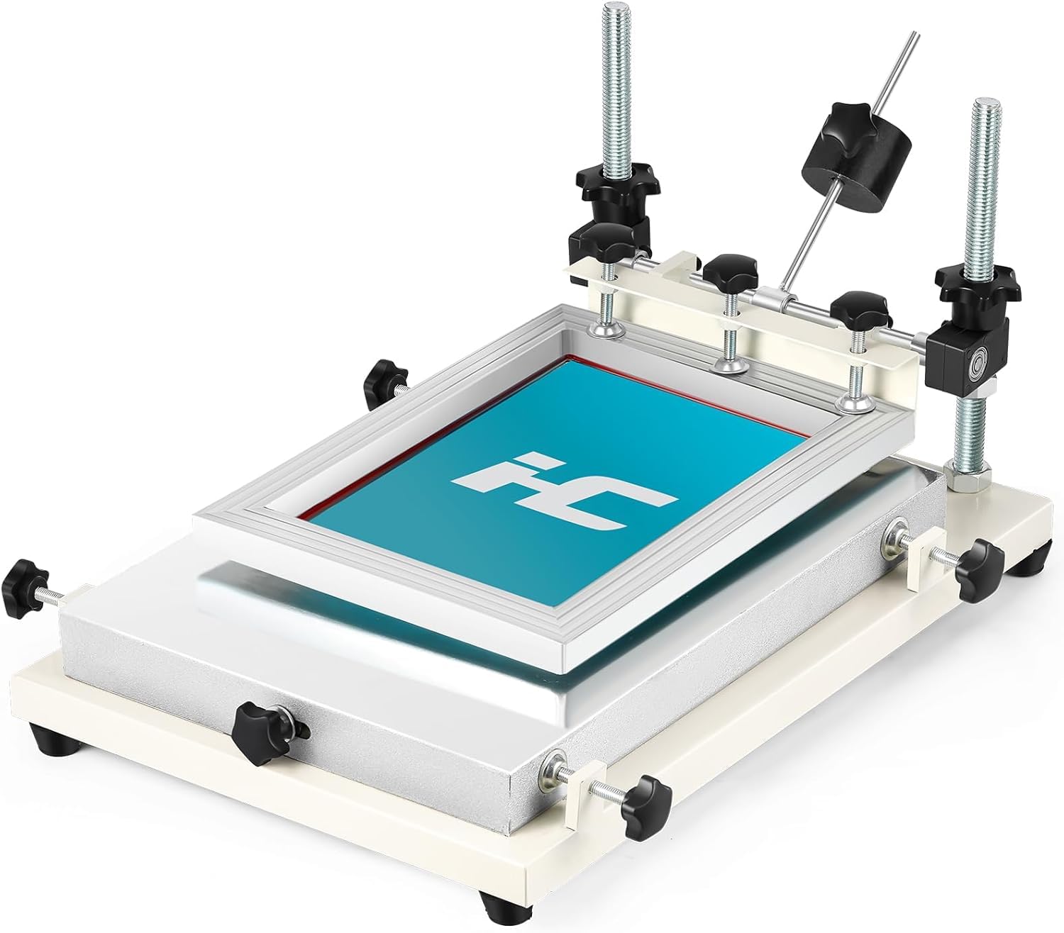 シルクスクリーン印刷機 高精度 SMT マニュアルシルクスクリーン 一色印刷機 手動手刷り式 インク 紙袋 クラフト紙 ビニルボトル ステンレス ガラス スクリーンプリント機 手動手刷り式 印刷所 個人用 業務用 PCB基板 45*60cm