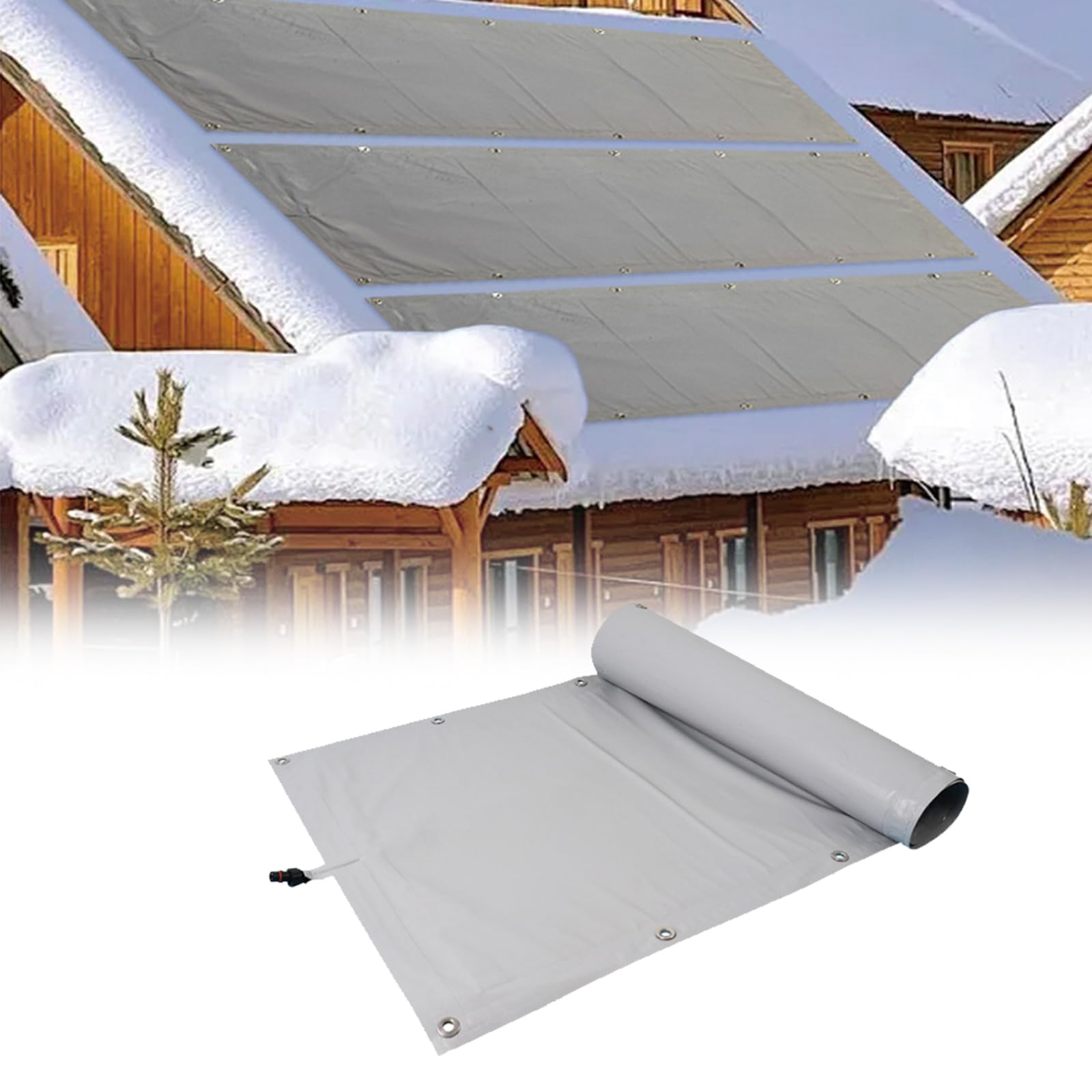 【ポイント3倍!特定商品!11月限定!】屋根融雪マット グラフェン加熱 急速融雪 110v 省エネ IPX7 防水耐..