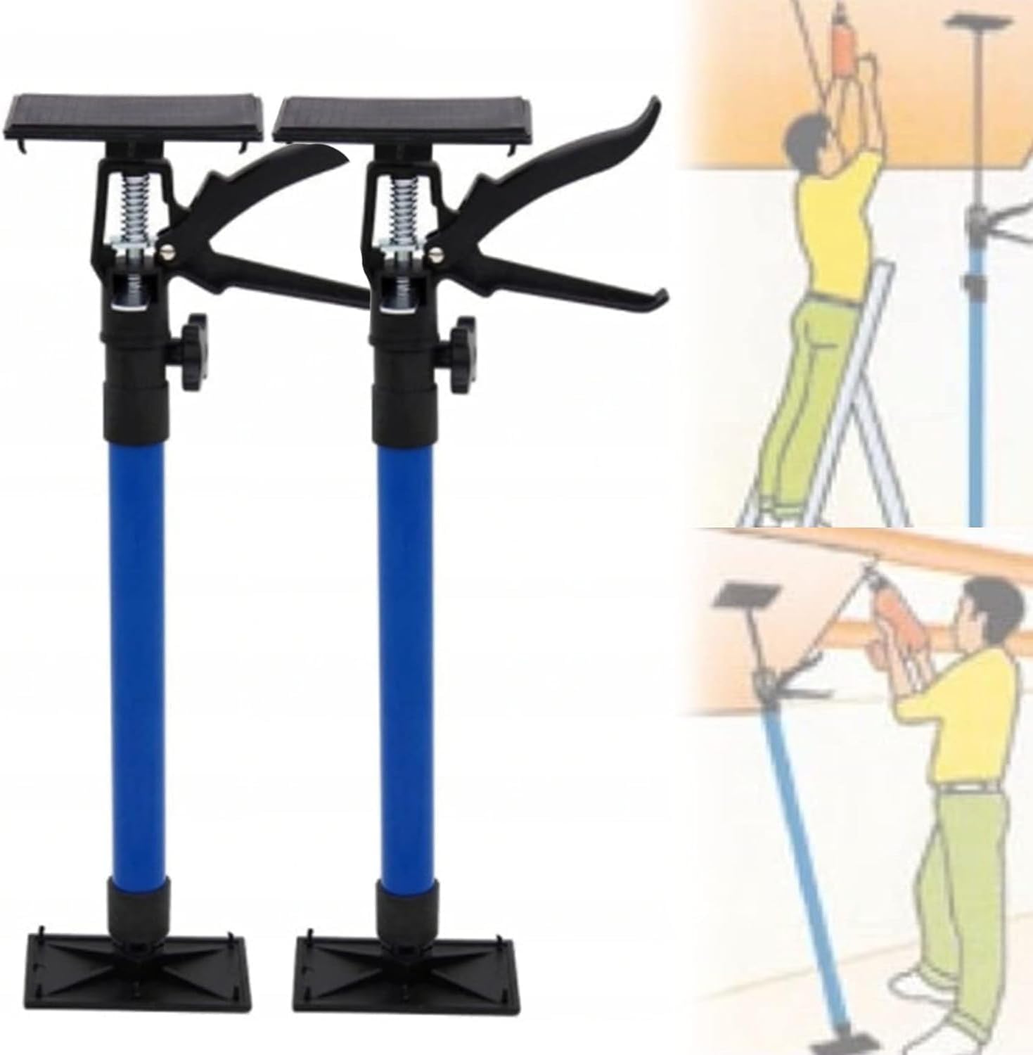 【ポイント2倍!11月限定!店舗の人気商品!】伸びる棒 つっはり棒 強力サポートリフター 突っ張りスタン..
