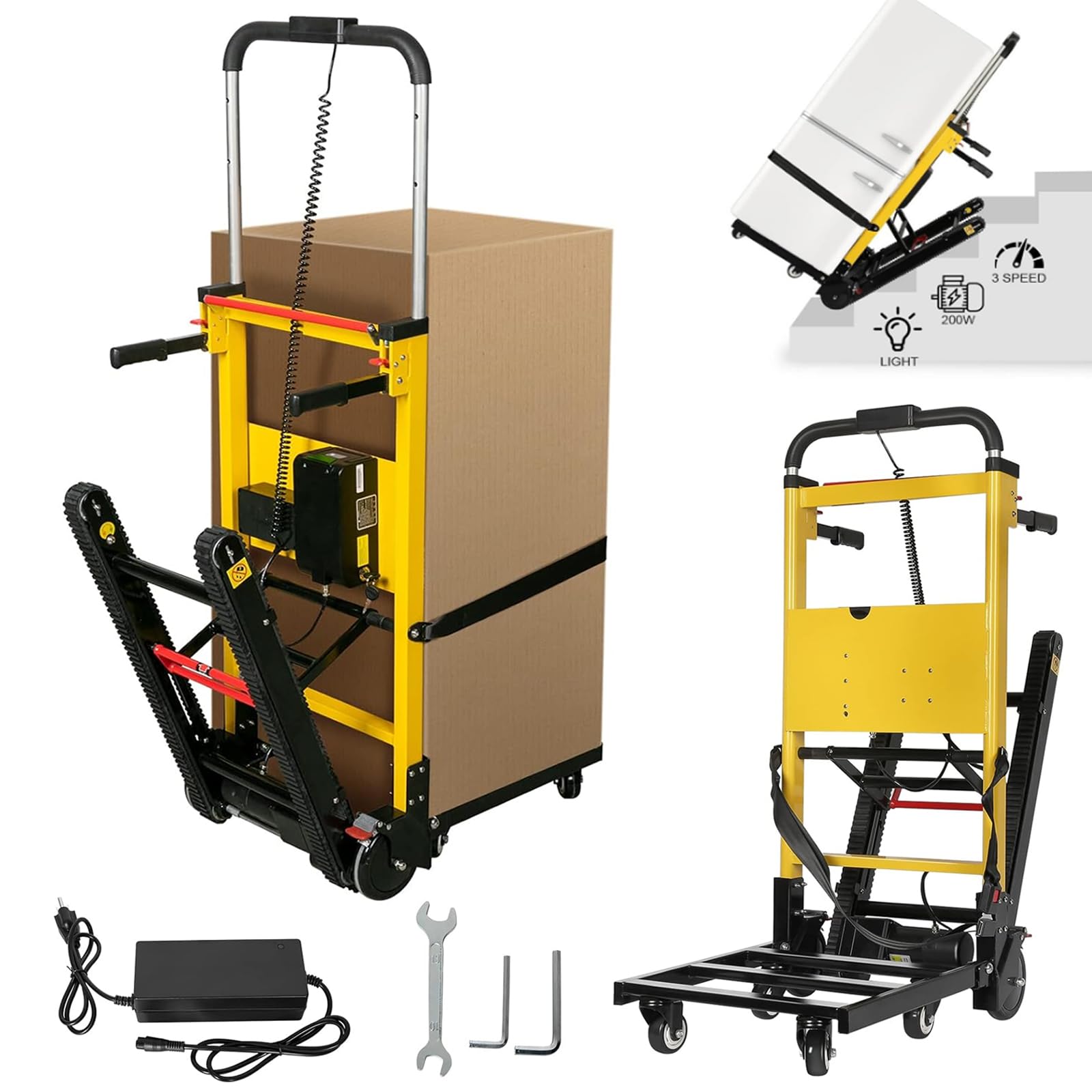 【特定商品！時間限定！ポイント3倍】階段登れる台車 電動 折りたたみ 階段用台車 キャリーカート 電動..