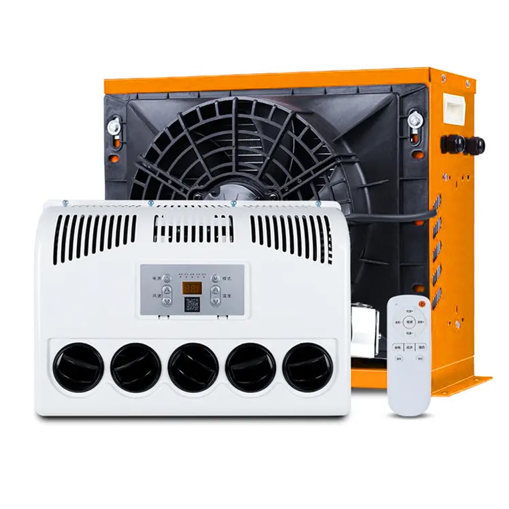 【ポイント4倍!11月限定!店舗の人気商品!】12V 24V車用電動エアコン、静音電気エアコン壁掛け式 冷却能力1800W/2200W、住宅車、農業用車両、掘削機、キャンピングカー、トラック、バス、トラックRVに適している