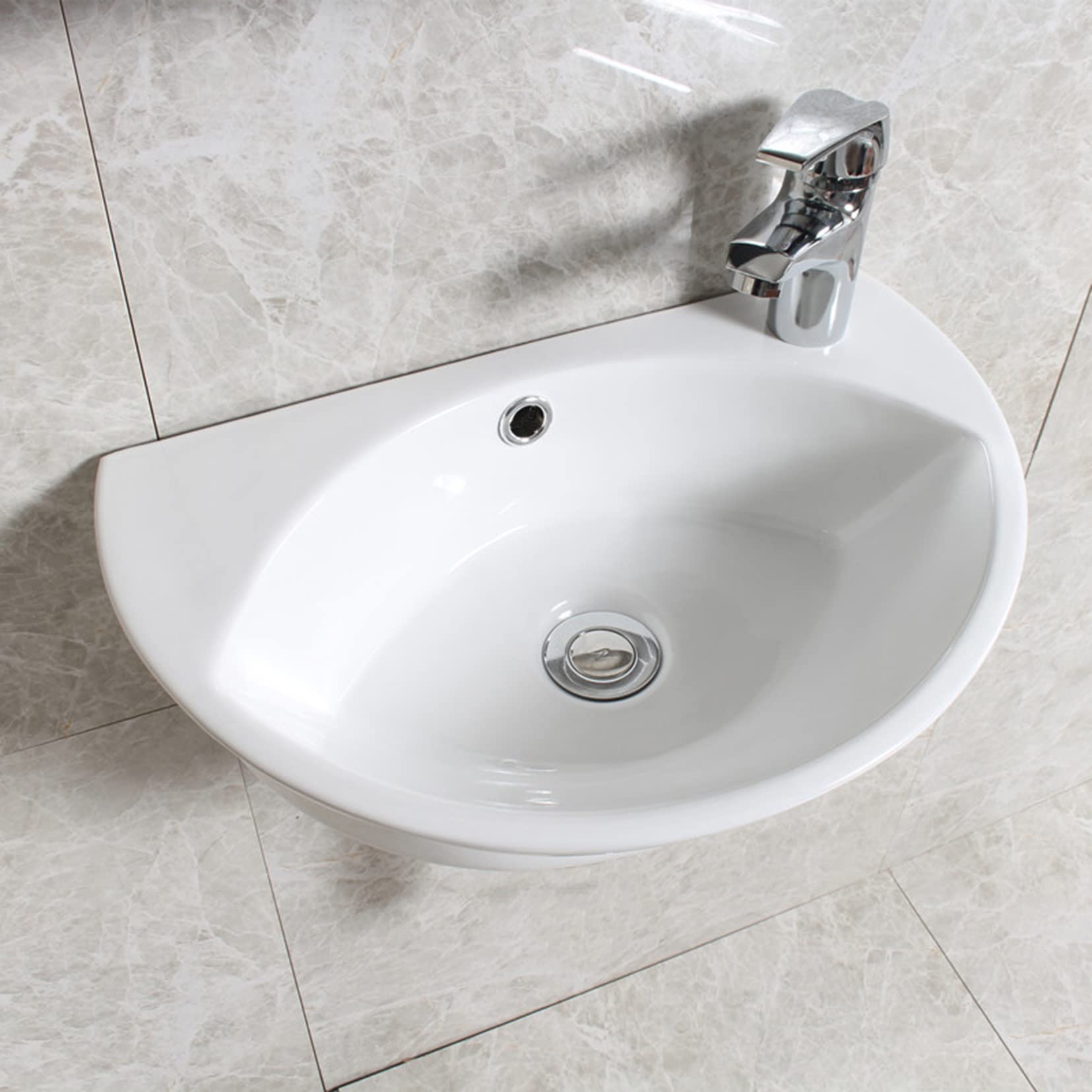 壁掛け式洗面台セット流し台 洗面ボウル ガーデンシンクキッチンシンク 洗面ボール 手洗い鉢手洗い器 陶器製ステンレス製架台付き簡易 洗面化粧台 洗面器 手洗い鉢...