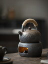 灰念金釉煮急須家庭用煮急須セットレトロ粗陶提梁壺陶磁器湯たんぽ煮急須