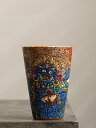 九覚堂手描き唐卡大黒天柴焼岩鉱主人杯個人専用コーラカップ陶磁器工夫カップ