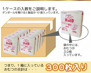 尿とりパッド ひまわり にっこりワイドパッド ケース(合計300枚入[30枚×10袋]) 尿とりパッド 男性用 女性用 大人用 紙おむつ 介護用紙オムツ 尿とりパット 尿取りパット 尿取りパッド】