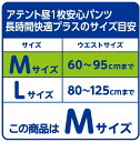 【あす楽】 大人用紙おむつ アテント 昼1枚安心パンツ長時間快適プラス 男女共用 Mサイズ ケース (合計48枚入[16枚×3袋]) | 紙おむつ 大人用おむつ 介護用品 大王製紙｜ 3