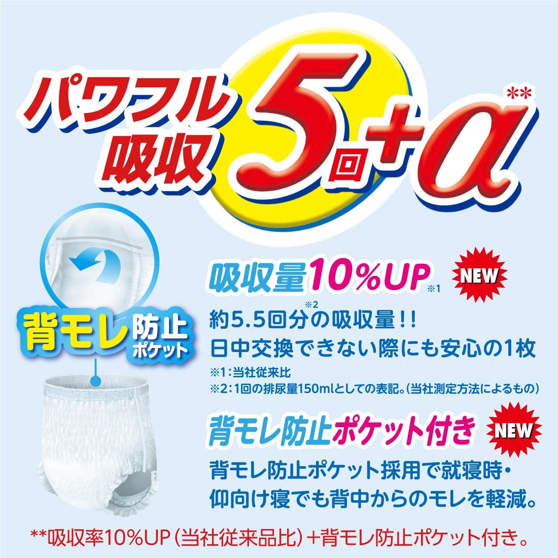 【あす楽】 大人用紙おむつ アテント 昼1枚安心パンツ長時間快適プラス 男女共用 Lサイズ ケース(合計42枚入[14枚×3袋]) 大人用おむつ 紙おむつ 紙パンツ おむつ 大人 大人用 介護用品 大王製紙 2