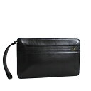 ダンヒル セカンドバッグ クラッチバッグ レザー ブラック 中古 ABランク dunhill |メンズ 男性用 ビジネスバッグ 【ネコポス送料無料】