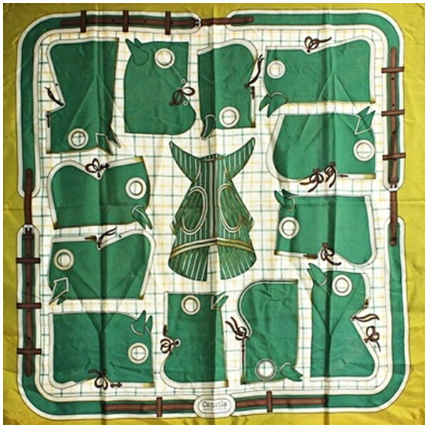 エルメス シルク スカーフ カレ90 Camails カマイユ 中古 ABランク HERMES | レディース女性 【送料無..