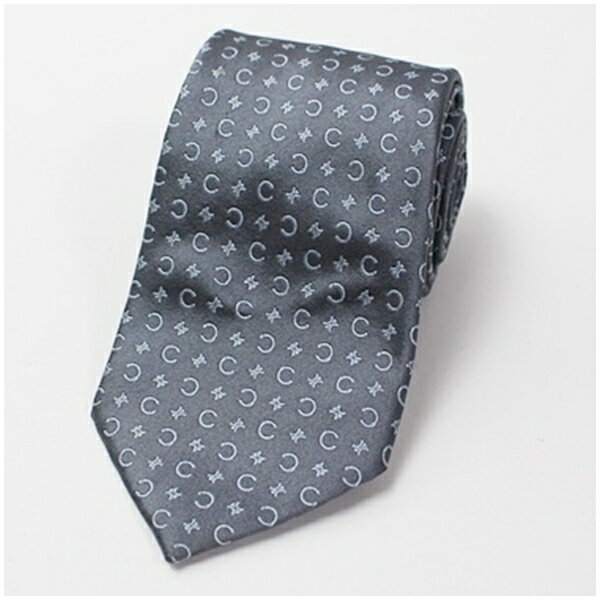 セリーヌ シルク ネクタイ ロゴ柄 中古 Aランク CELINE ｜メンズ ビジネス 【ネコポス送料無料】