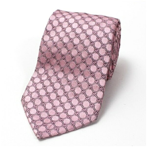 グッチ シルク ネクタイ GG柄 中古 A�