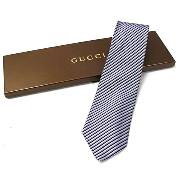 樂天商城 - グッチ シルク ネクタイ プリーツ加工 ストライプ 中古 Aランク GUCCI｜メンズ ビジネス 箱付き 【送料無料】