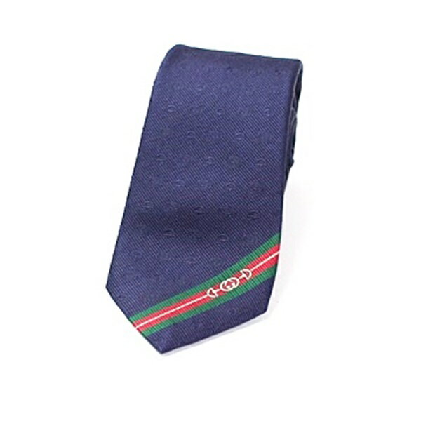 GUCCI - グッチ ネクタイ ロゴ 細身中古 Aランク GUCCI ｜メンズ ビジネス 【送料無料】