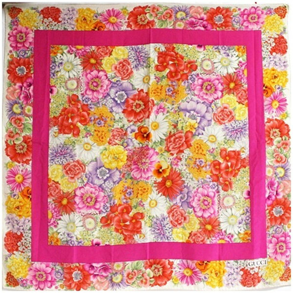 グッチ スカーフ アイボリー×マル�