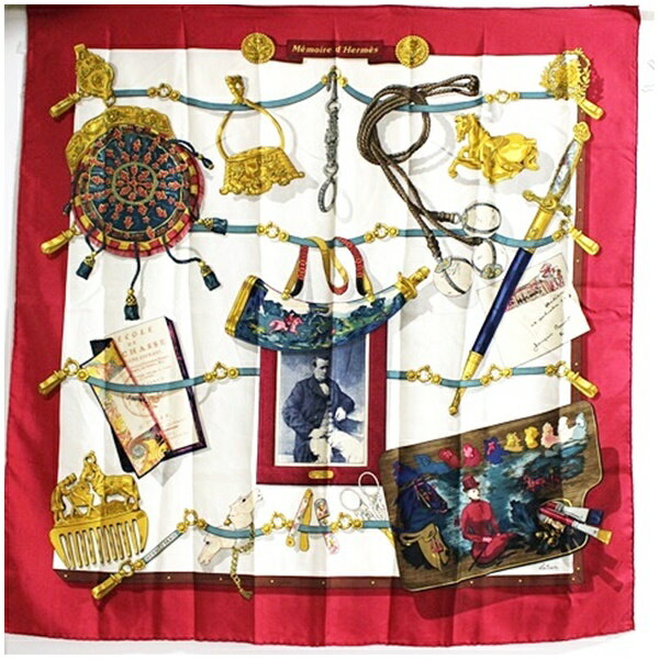 Silk - エルメス シルク スカーフ カレ90 Memorie d' Hermes エルメスの思い出 中古 ABランク HERMES｜レディース 女性 【送料無料】