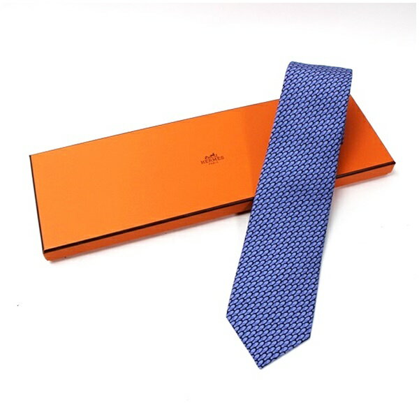 樂天商城 - エルメス 未使用 シルク ネクタイ 中古 Sランク HERMES ｜メンズ ビジネス タグ付き 箱付き 【送料無料】