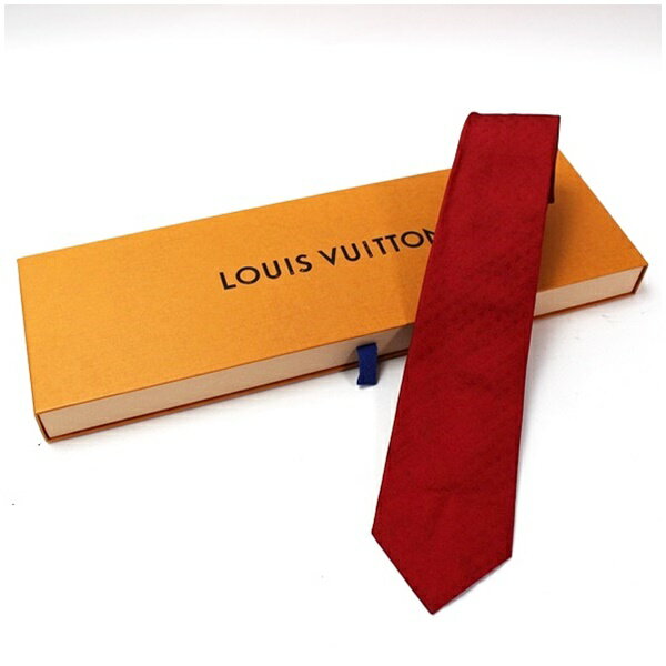 ルイヴィトン シルク ネクタイ ネオ モノグラミッシム M75992 中古 ABランク LOUIS VUITTON ｜メンズ ビジネス 細身 箱付き 【送料無料】