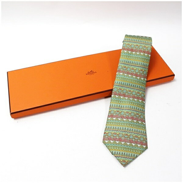 樂天商城 - エルメス シルク ネクタイ 中古 Aランク HERMES ｜メンズ ビジネス 箱付き 【送料無料】