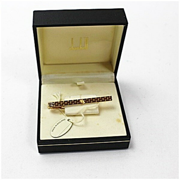 樂天商城 - ダンヒル ネクタイピン 未使用 ゴールド 中古 Sランク dunhill｜メンズ 男性 ビジネス スーツ小物 クリップ式 ケース付き 【送料無料】