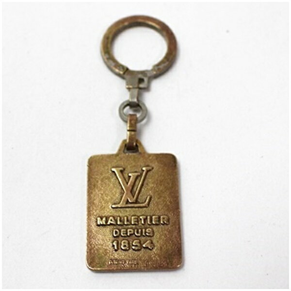 樂天商城 - ルイヴィトン ヴィンテージ キーリング キーホルダー MALLETIER DEPUIS 1854 中古 ABランク LOUIS VUITTON｜メンズ 男性 レディース 女性 LV チャーム 【ネコポス送料無料】
